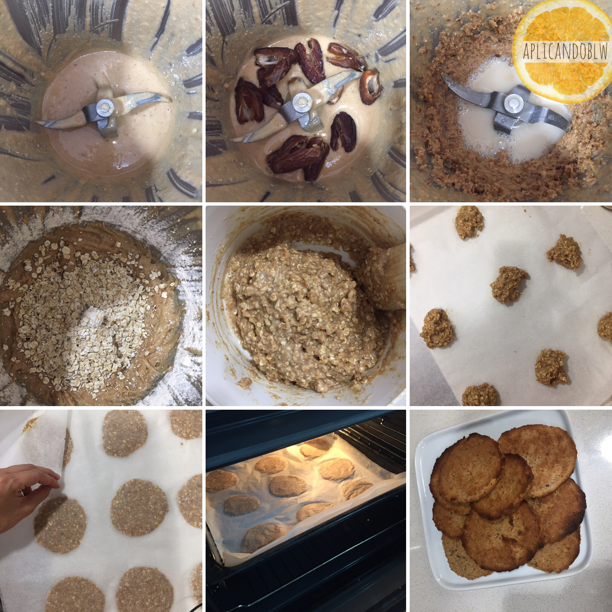 Receta de galletas para niños sin azúcar - Aplicando BLW