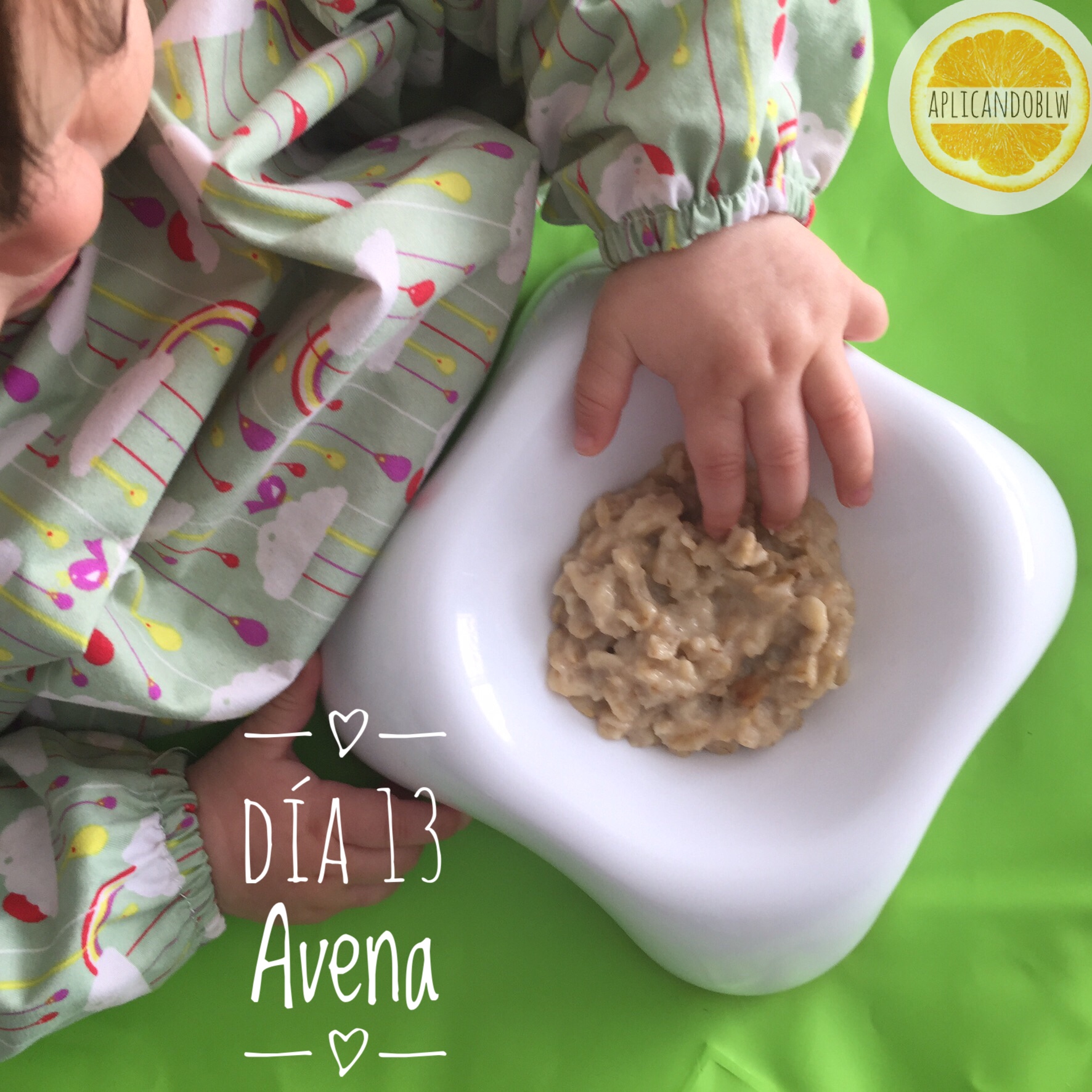 Día 13 BLW - Avena - Aplicando BLW