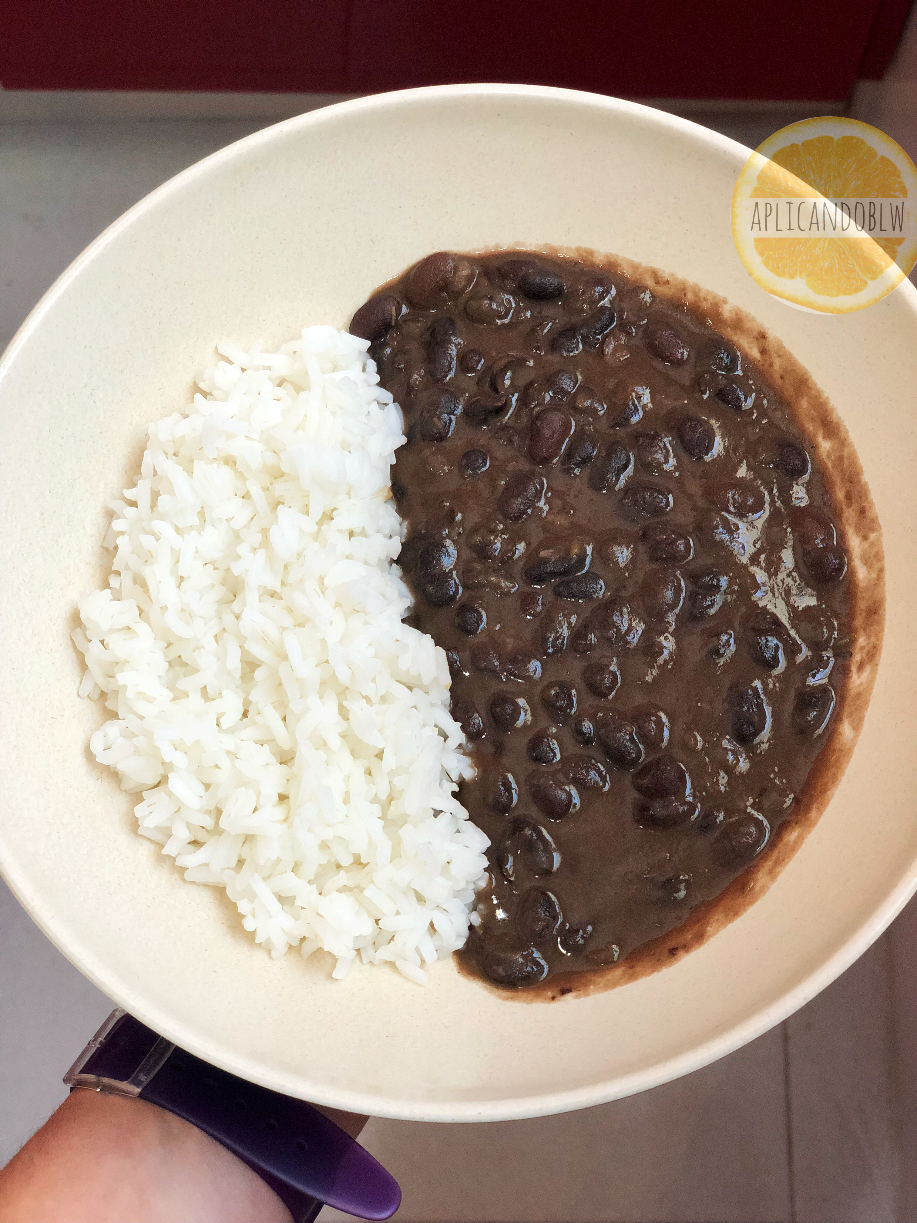 receta de alubias negras - recetas blw - recetas baby led weaning