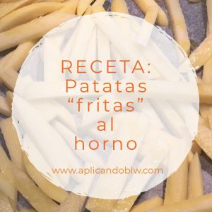 Receta de patatas fritas al horno.